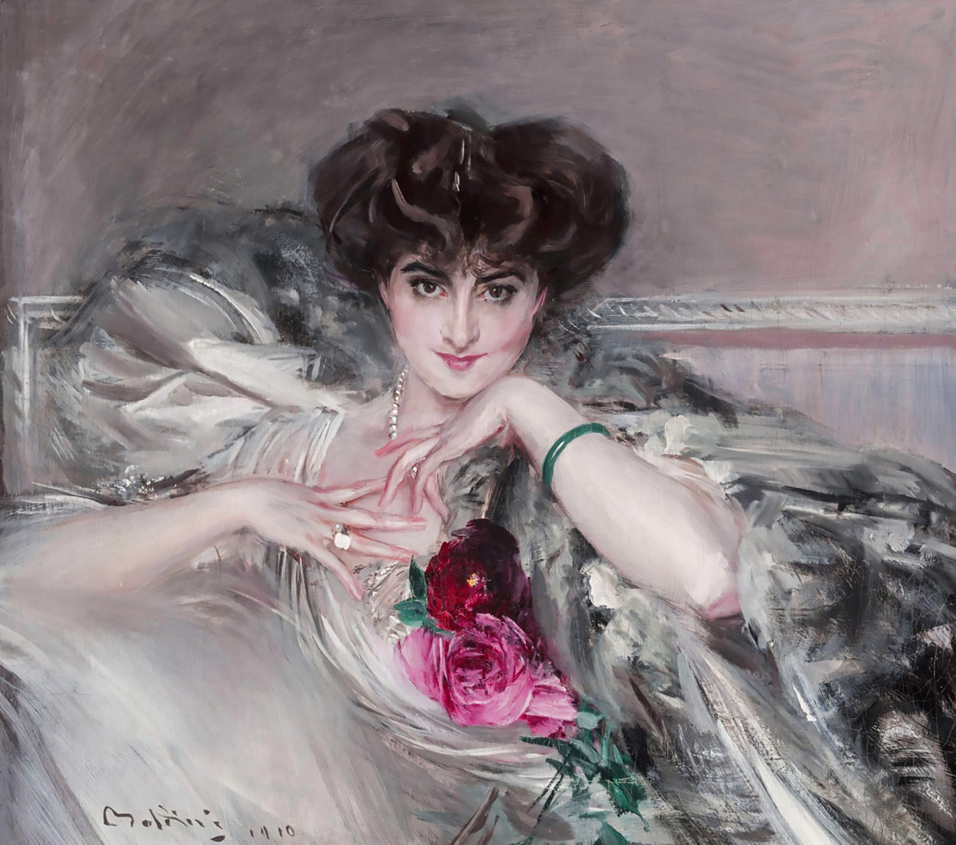 RITRATTO DELLA PRINCIPESSA RADZIWITT-GIOVANNI BOLDINI