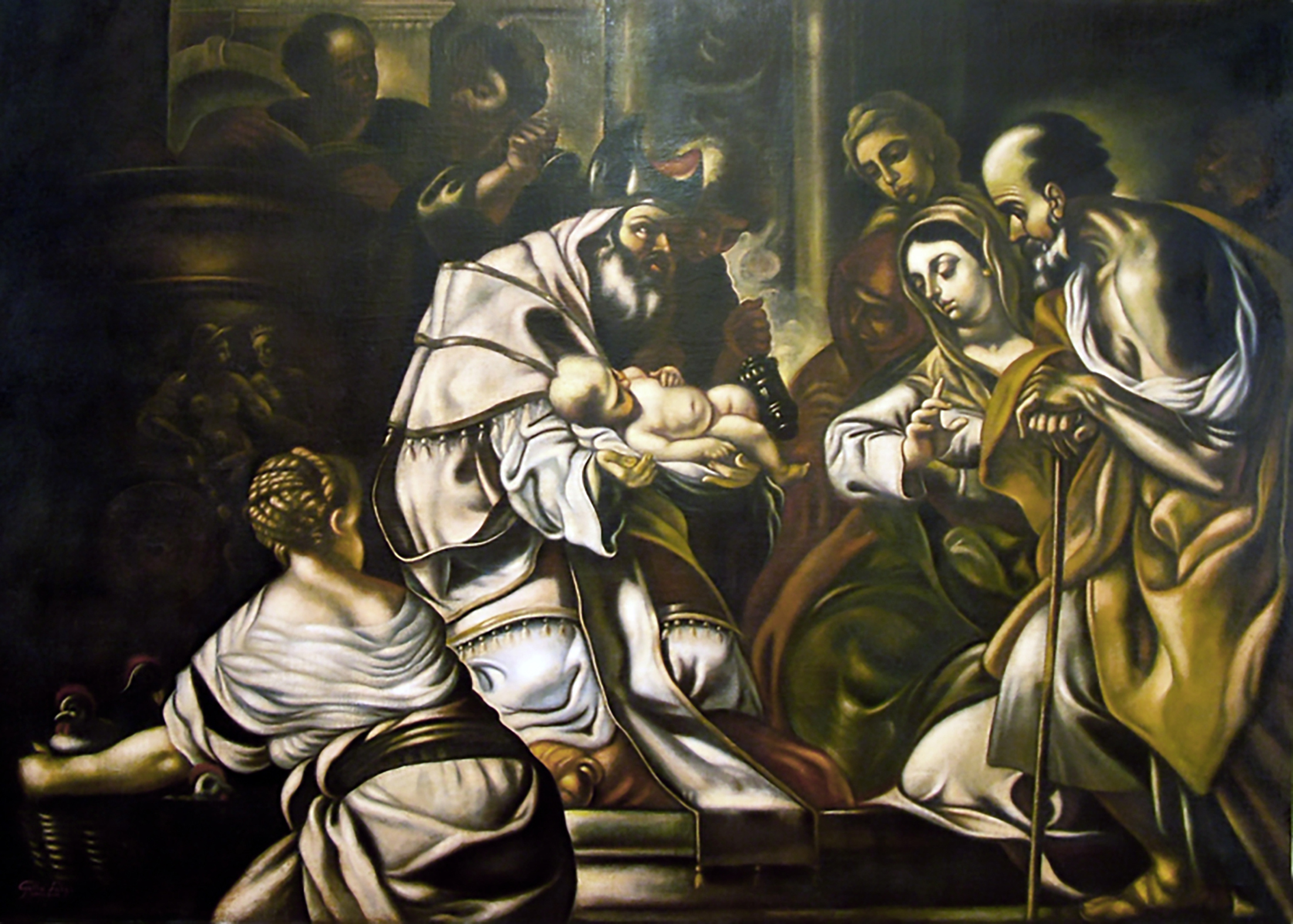 CICLO MISTERI GAUDIOSI-(CAPPELLA DELL'ANNUNZIATA-CONVENTO DEI PADRI PASSIONISTI-S.MARIA AI MONTI-NA)