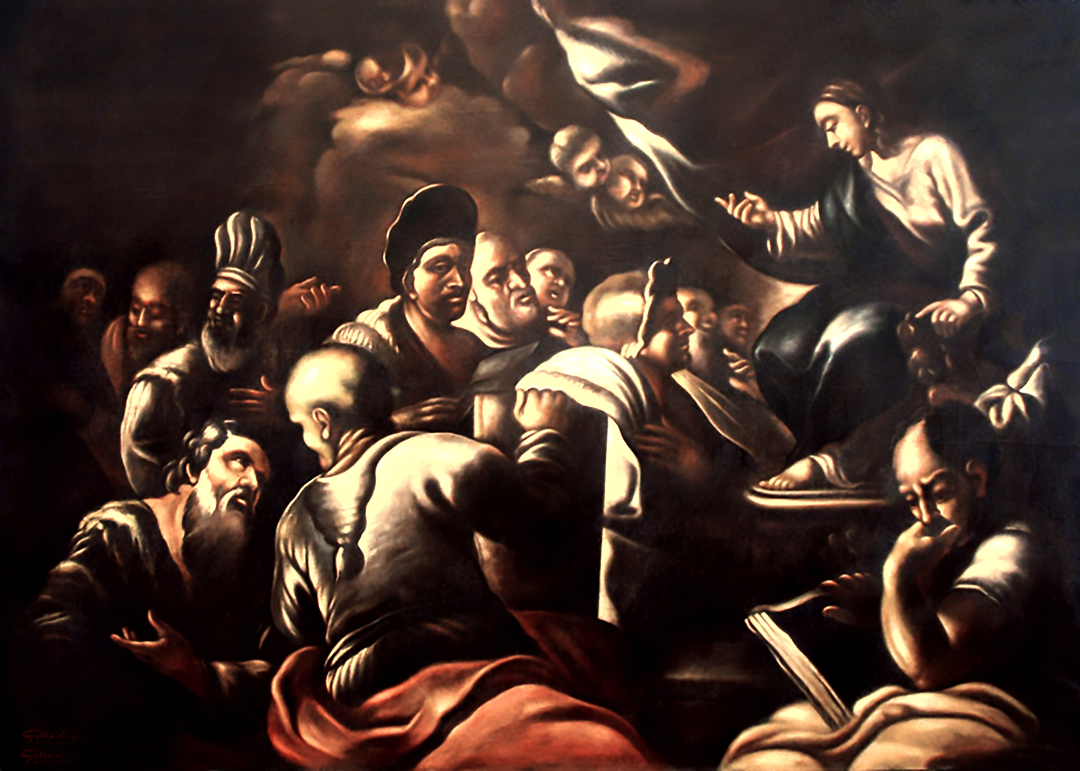 CICLO MISTERI GAUDIOSI-(CAPPELLA DELL'ANNUNZIATA-CONVENTO DEI PADRI PASSIONISTI-S.MARIA AI MONTI-NA)